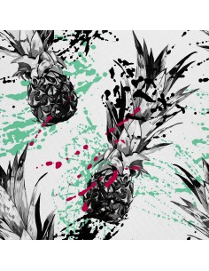 OUTDOOR DEKOSTOFFE OXFORD - Motiv Ananas Art. I DX114